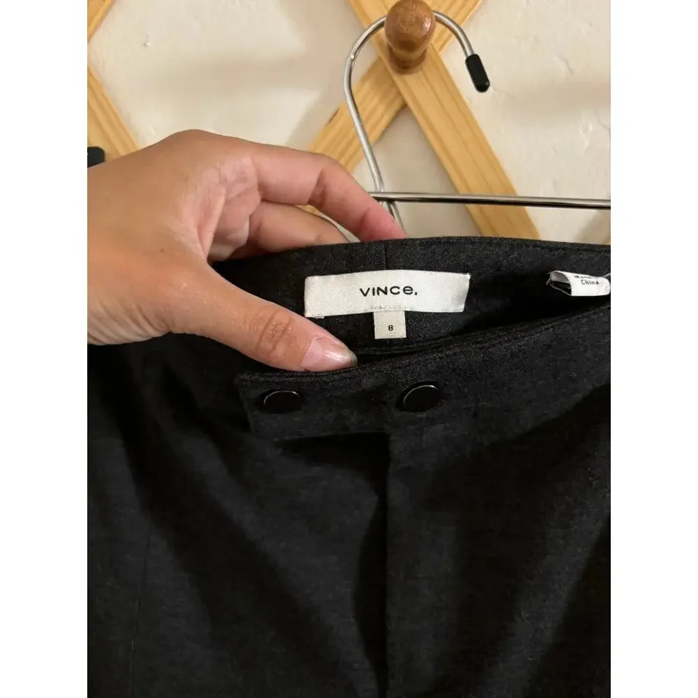 Vince Pants Women's 8 Dark Gray Skinny Ankle Trousers - Picture 3 of 7